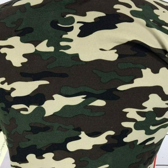 Bobbie Brooks‎ Women's Camo Fitted Midi Striped Shirt Dress Size Large - Picture 5 of 8